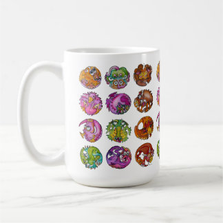 Taza De Café Criaturas Imaginarias Juguetonas