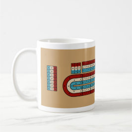 Taza De Café Cribbage Game Board