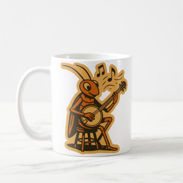 Taza De Café Cricket Banjo (Izquierda)