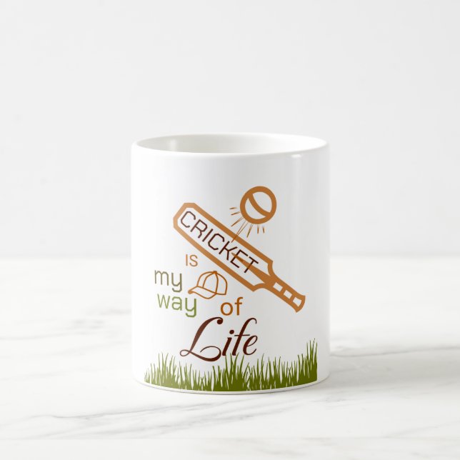 Taza De Café Cricket is my way of life (Centro)
