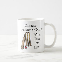 Taza De Café Cricketers, prueba de críquet