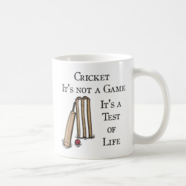Taza De Café Cricketers, prueba de críquet (Derecha)