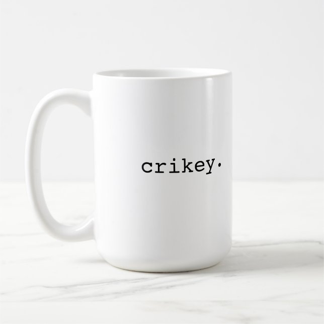 Taza De Café Crikey - argot británico (Izquierda)