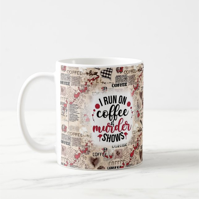 Taza De Café Crimen Real  (Izquierda)