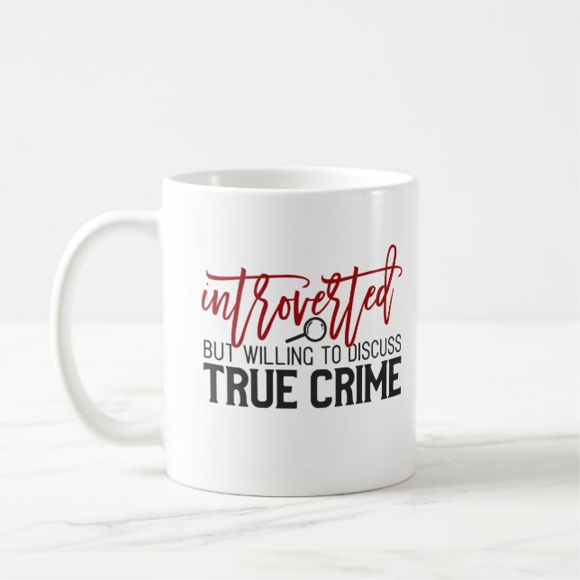 Taza De Café crimen verdadero (Izquierda)
