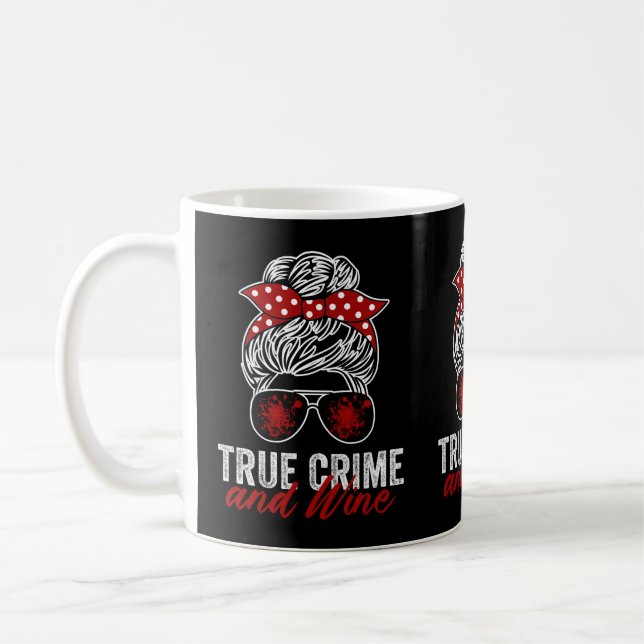 Taza De Café Crimen Verdadero Y Vino (Izquierda)