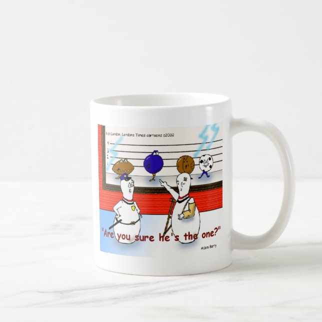Taza De Café Crímenes de boliche Regalos divertidos y coleccion (Derecha)