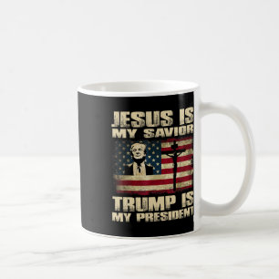 Taza De Café Criminal Condenado Jesús Es Mi Salvador Trump Es M