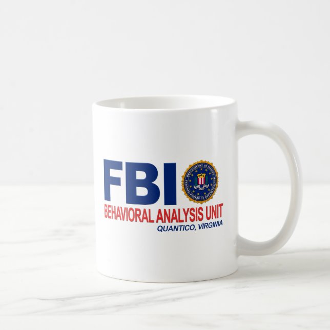 Taza De Café Criminal del FBI BAU (Derecha)