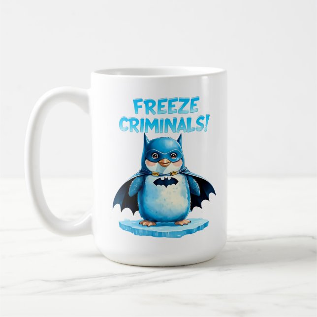 Taza De Café Criminales congelados - Pingüino oscuro (Izquierda)