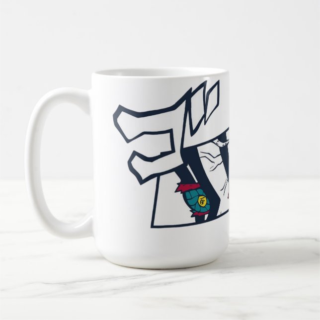 Taza De Café ☕🔥Crimson Fist Café Mug (Izquierda)