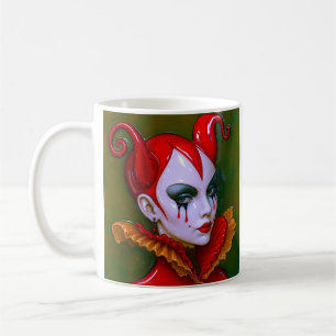 Taza De Café Crimson Harlequin