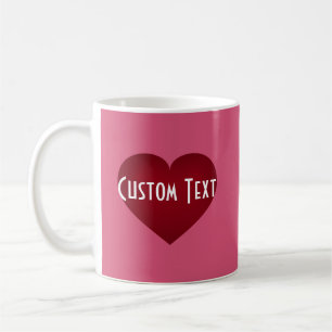Taza De Café Crimson Heart Valentine Coffee Mug