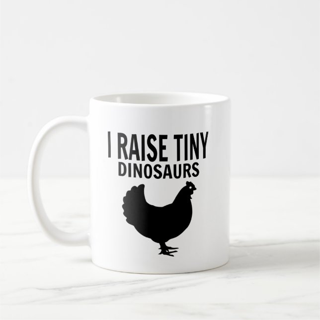 Taza De Café Crio Pequeños Dinosaurios Mug, Mugs divertidos, (Izquierda)