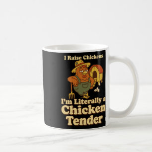 Taza De Café Crío Pollos Soy Literalmente Un Tenedor De Pollo,