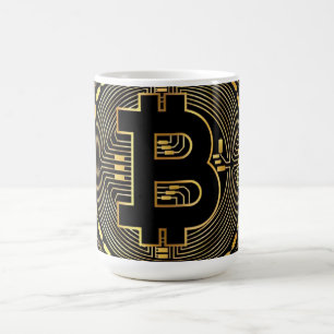 Taza De Café Cripto de Bitcoin