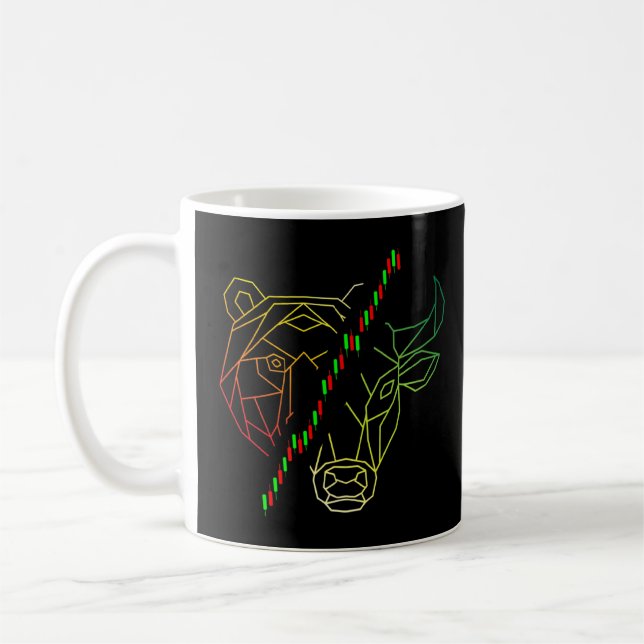 Taza De Café Criptodivisa de análisis de gráfico criptográfico  (Izquierda)