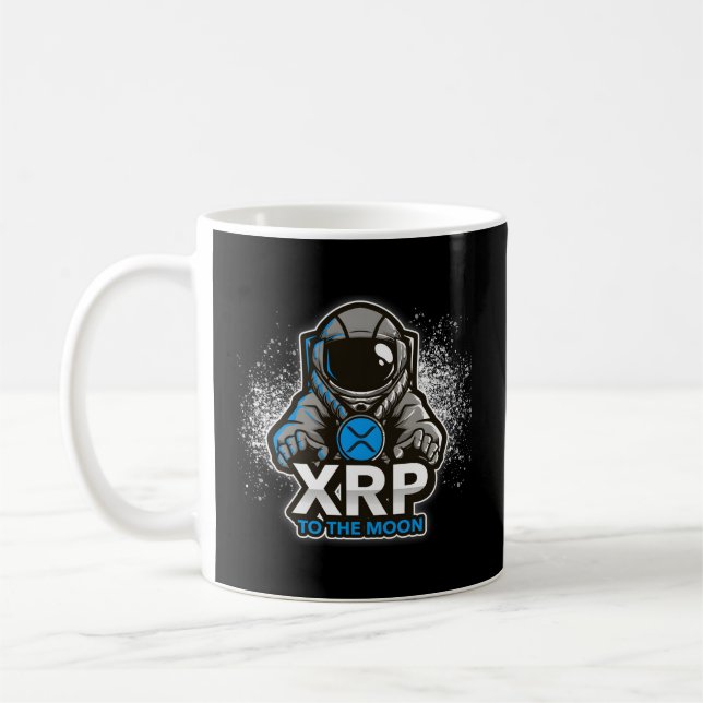 Taza De Café Criptodivisa De Xrp (Izquierda)