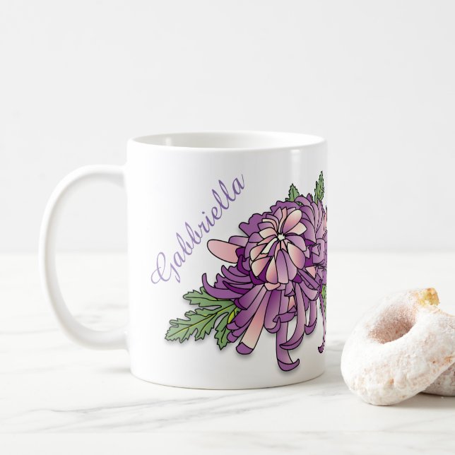 Taza De Café Crisantemo (Con donut)