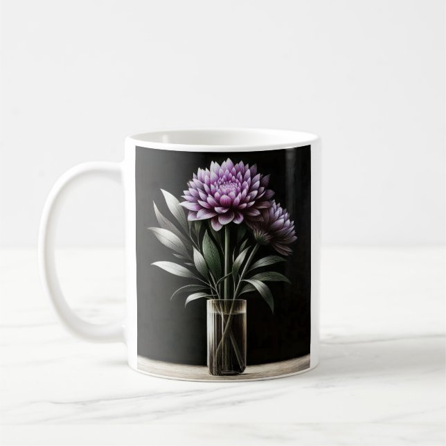 Taza De Café Crisantemo (Izquierda)