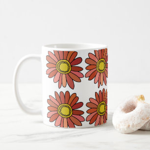 Taza De Café Crisantemo Flor Crisantemo Floral