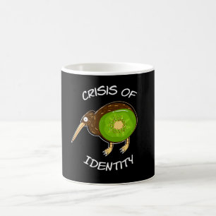 Taza De Café Crisis De Identidad Fruta De Aves Kiwi