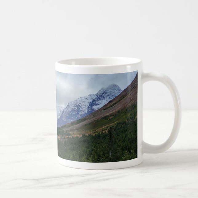 Taza De Café Crisp Alpine Vista Coffee Mug (Derecha)