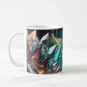 Taza De Café Cristal de energía de curación de minerales