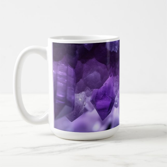 Taza De Café Cristales de Ametist (Izquierda)