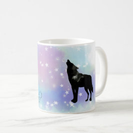Taza De Café *~* Cristales de lobo cósmico arco iris