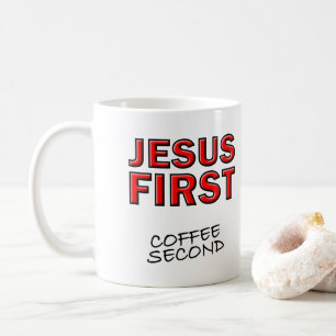 Taza De Café Cristian Jesús Primero Café Segundo