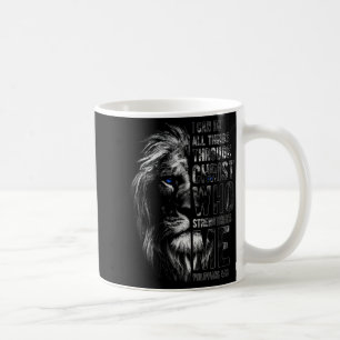 Taza De Café Cristian Puedo Hacer Todas Las Cosas A Través De L