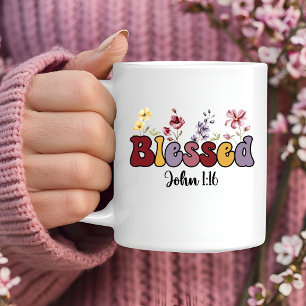 Taza de café cristiana bendita