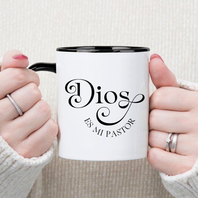 Taza De Café Cristiana Española Dios Es Mi Pastor (Subido por el creador)