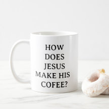 Taza de café cristiana - Hebreos chiste divertido