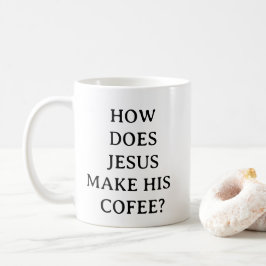 Taza de café cristiana - Hebreos chiste divertido