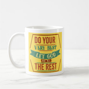 Taza de café cristiana inspiradora
