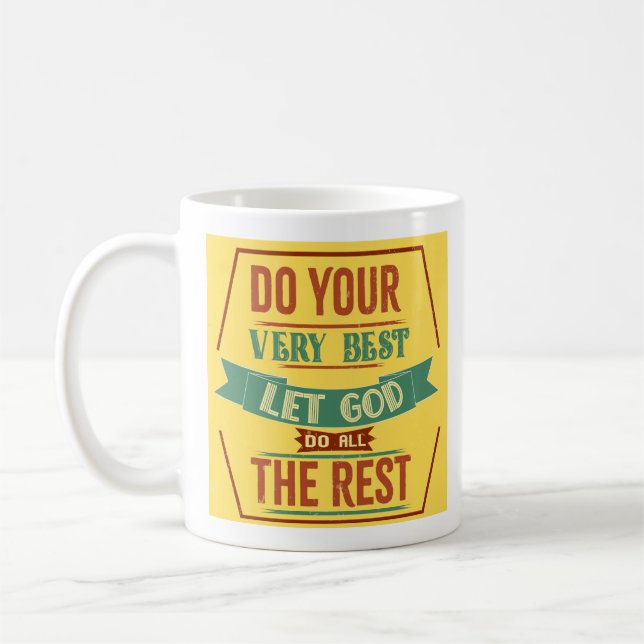 Taza de café cristiana inspiradora (Izquierda)