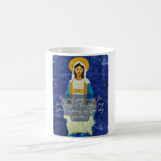Taza de café cristiana Virgen María Bendita