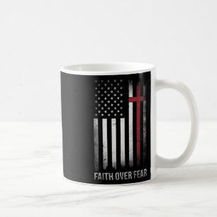 Taza De Café Cristianismo Nosotros Bandera De Estados Unidos Fe