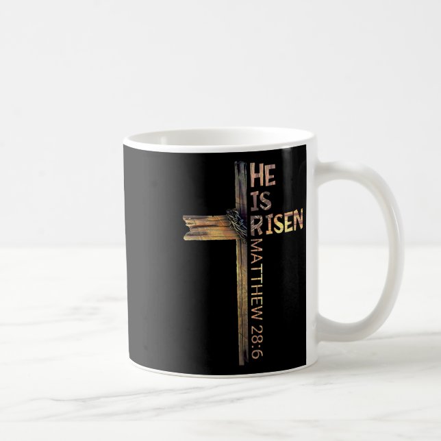 Taza De Café Cristiano De Pascua Es Hombres De Resurrección Del (Derecha)
