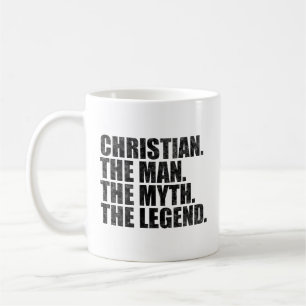 Taza De Café Cristiano El Hombre El Mito La Leyenda