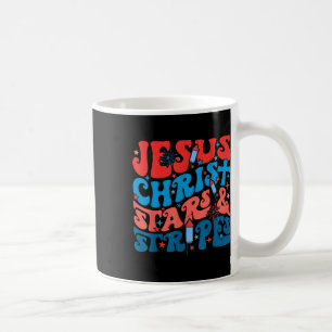 Taza De Café Cristiano Groovy Jesucristo Estrellas 44 De