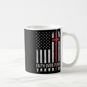 Taza De Café Cristiano Nosotros Bandera De EE. UU. Estadouniden