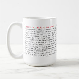 Taza De Café Cristiano ortodoxo Nicene Creed 15oz Mug