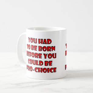 Taza De Café Cristiano Pro-elección Anti-Aborto Elige la Vida