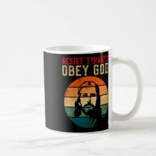 Taza De Café Cristianos conservadores resisten a los tiranos y
