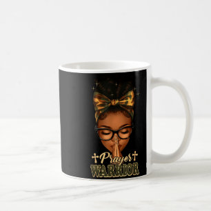 Taza De Café Cristianos guerreros de oración Camuflaje afroamer