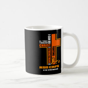 Taza De Café Cristina CRPS Guerrero luchador contra RSD Concien
