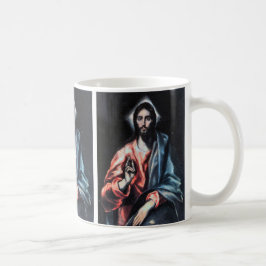 Taza De Café Cristo como Salvador por El Greco